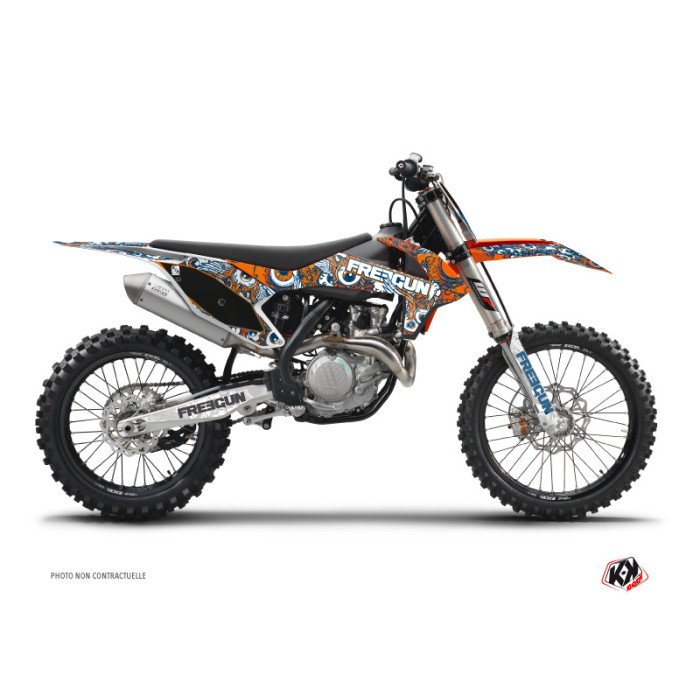 Kit Deco Moto Cross Freegun Eyed KTM 125 SX Orange