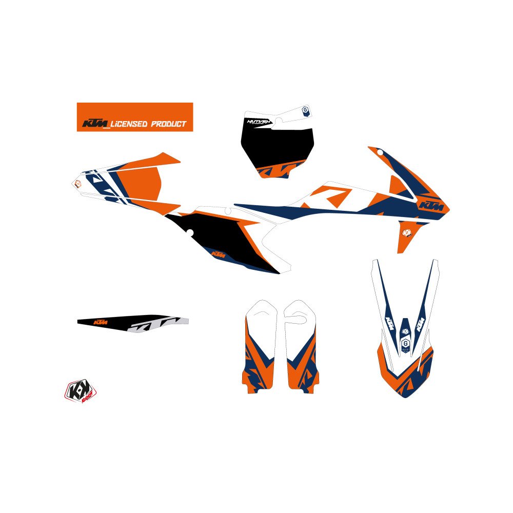Kit Deco Moto Cross Gravity KTM 150 SX Bleu