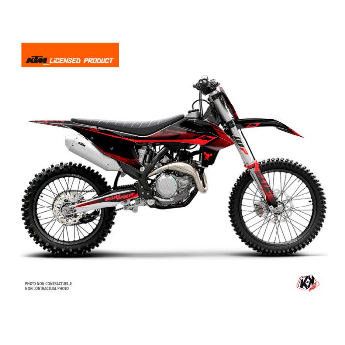 Kit Deco Moto Cross Replica Thomas Corsi 2020 KTM 150 SX Noir Rouge