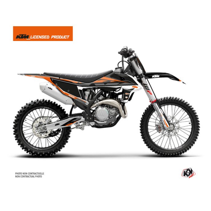 Kit Deco Moto Cross Rift KTM 150 SX Noir Orange