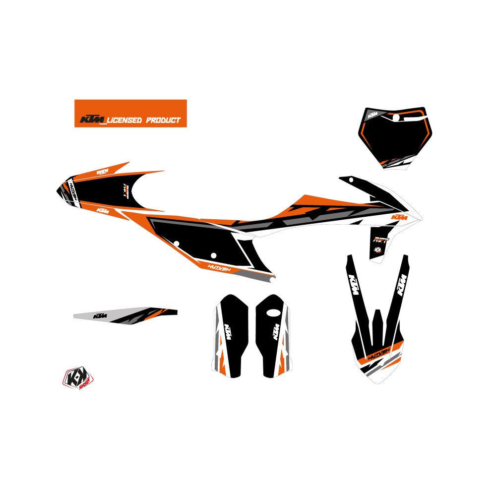 Kit Deco Moto Cross Rift KTM 150 SX Noir Orange