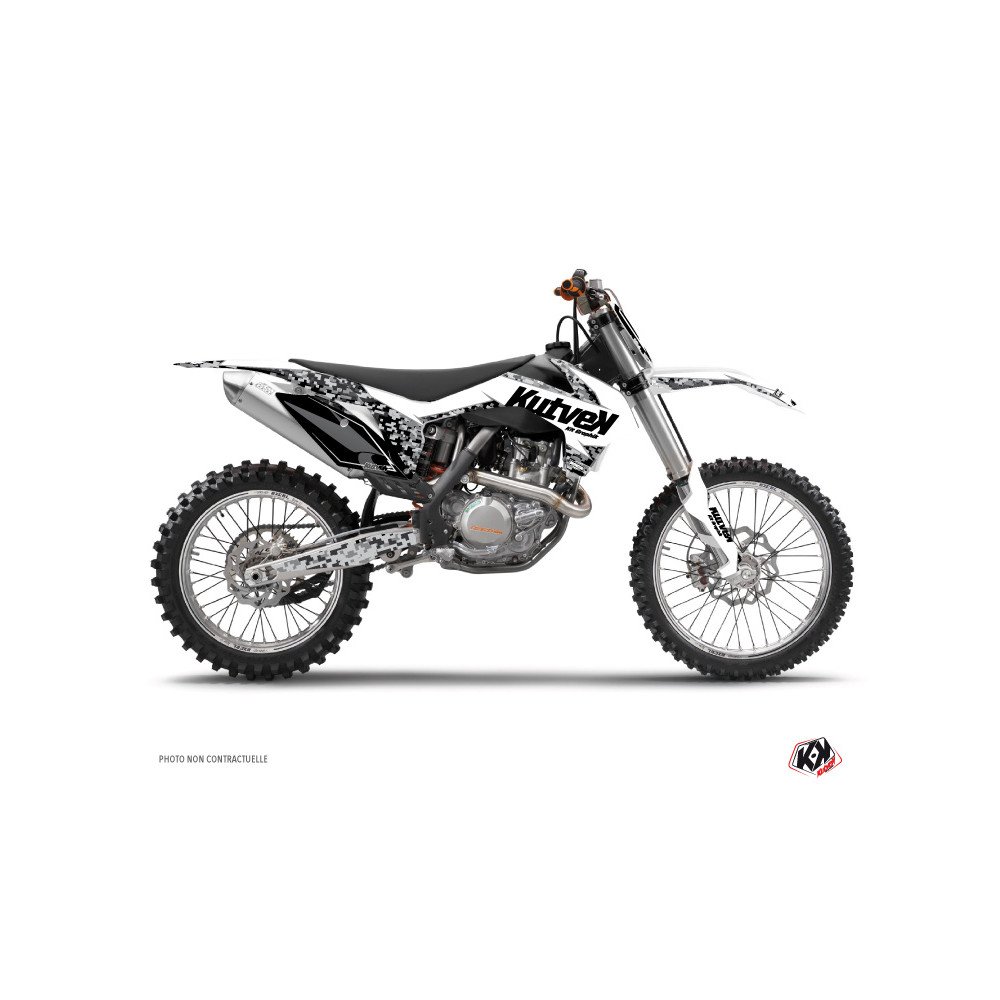 Kit Deco Moto Cross Predator KTM 250 SX Blanc