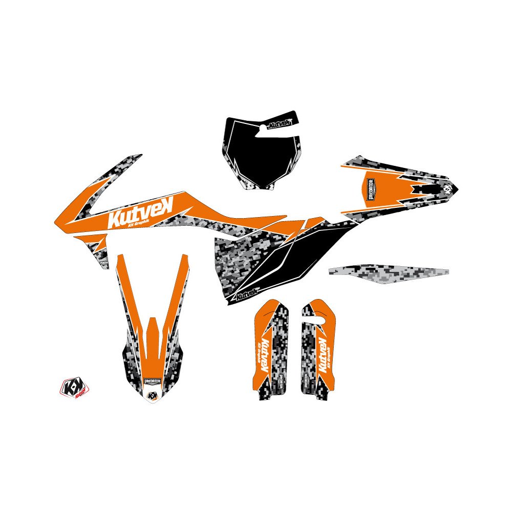 Kit Deco Moto Cross Predator KTM 250 SX Orange
