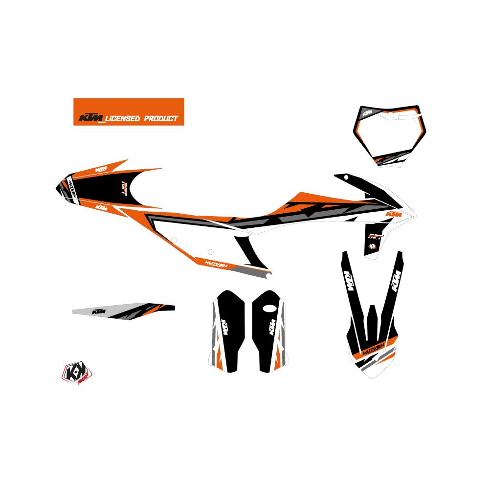 Kit Deco Moto Cross Rift KTM 250 SX Noir Orange