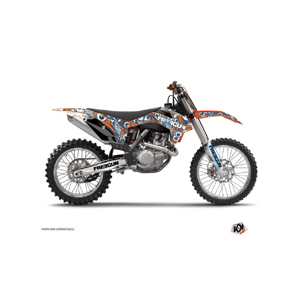 Kit Deco Moto Cross Freegun Eyed KTM 250 SX Orange