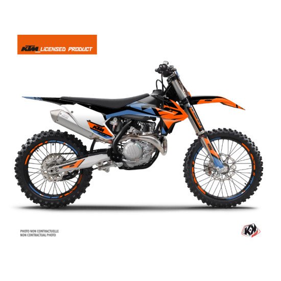 Kit Deco Moto Cross Skyline KTM 250 SX Bleu