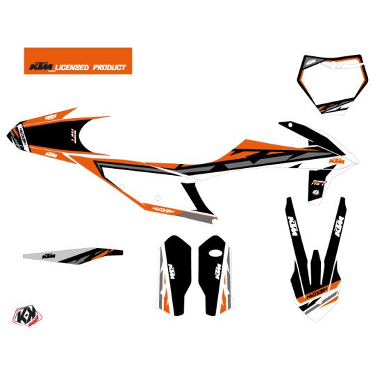 Kit Deco Moto Cross Rift KTM 250 SX Noir Orange
