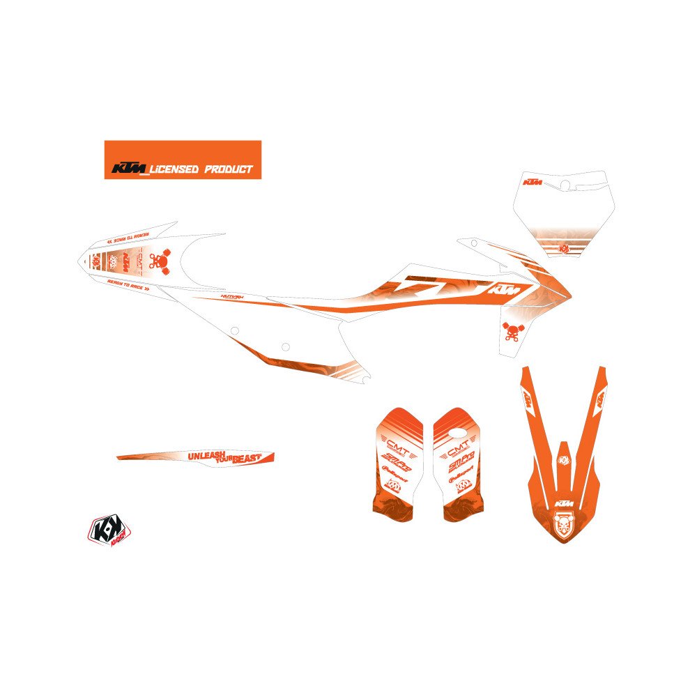 Kit Deco Moto Cross Replica Thomas Corsi 2020 KTM 250 SX Orange