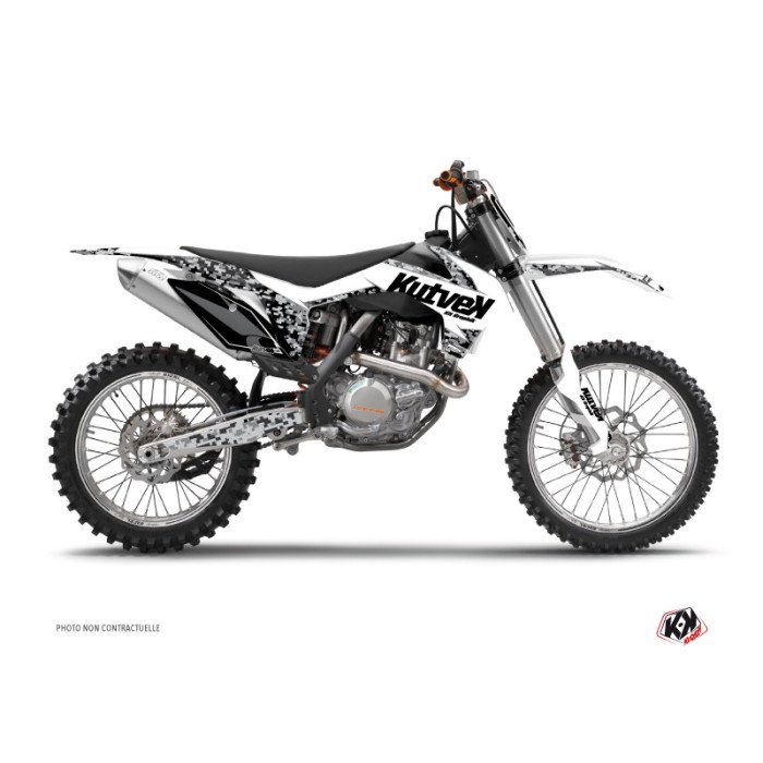 Kit Deco Moto Cross Predator KTM 250 SX Blanc