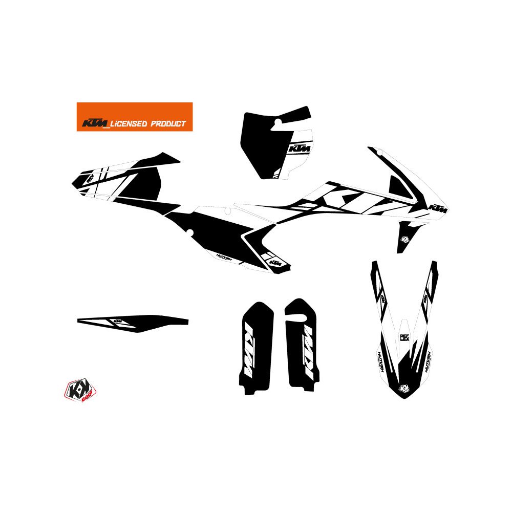 Kit Deco Moto Cross Reflex KTM 250 SXF Blanc