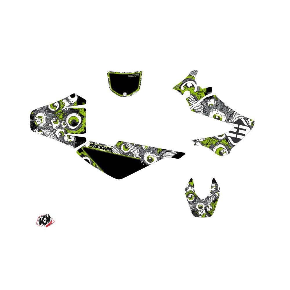 Kit Deco 50cc Freegun Eyed Derbi DRD Xtreme Vert
