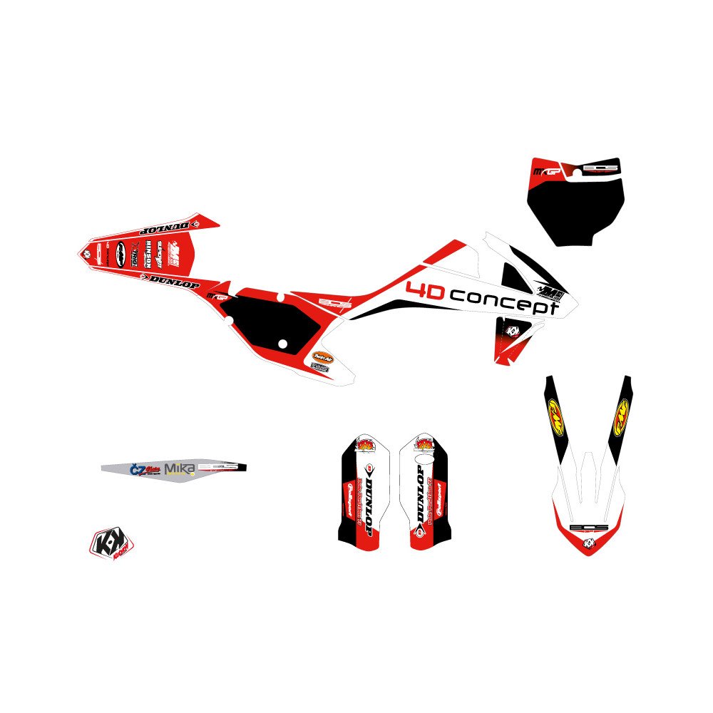 Kit Deco Moto Cross Replica BOS KTM 250 SXF