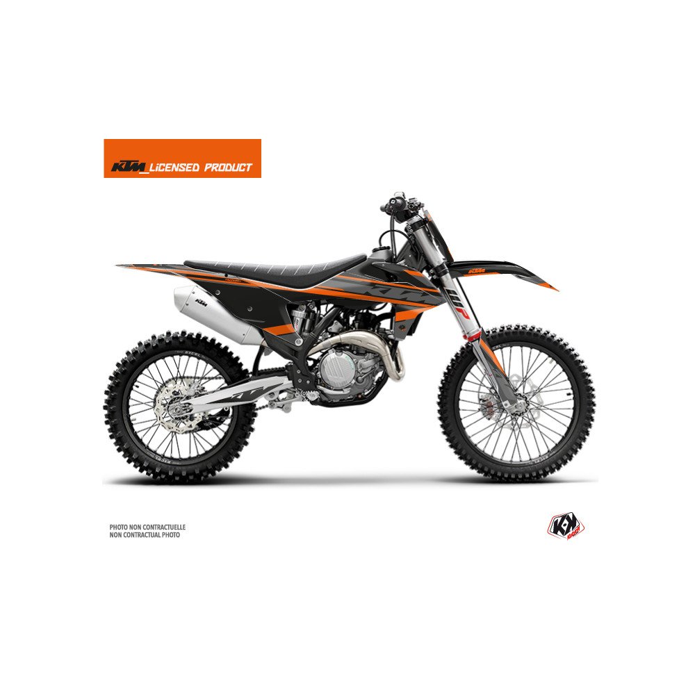 Kit Deco Moto Cross Breakout KTM 250 SXF Noir Orange