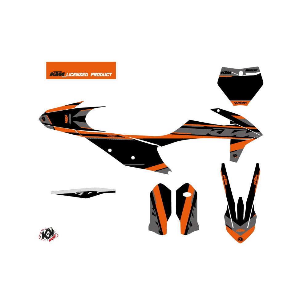 Kit Deco Moto Cross Breakout KTM 250 SXF Noir Orange