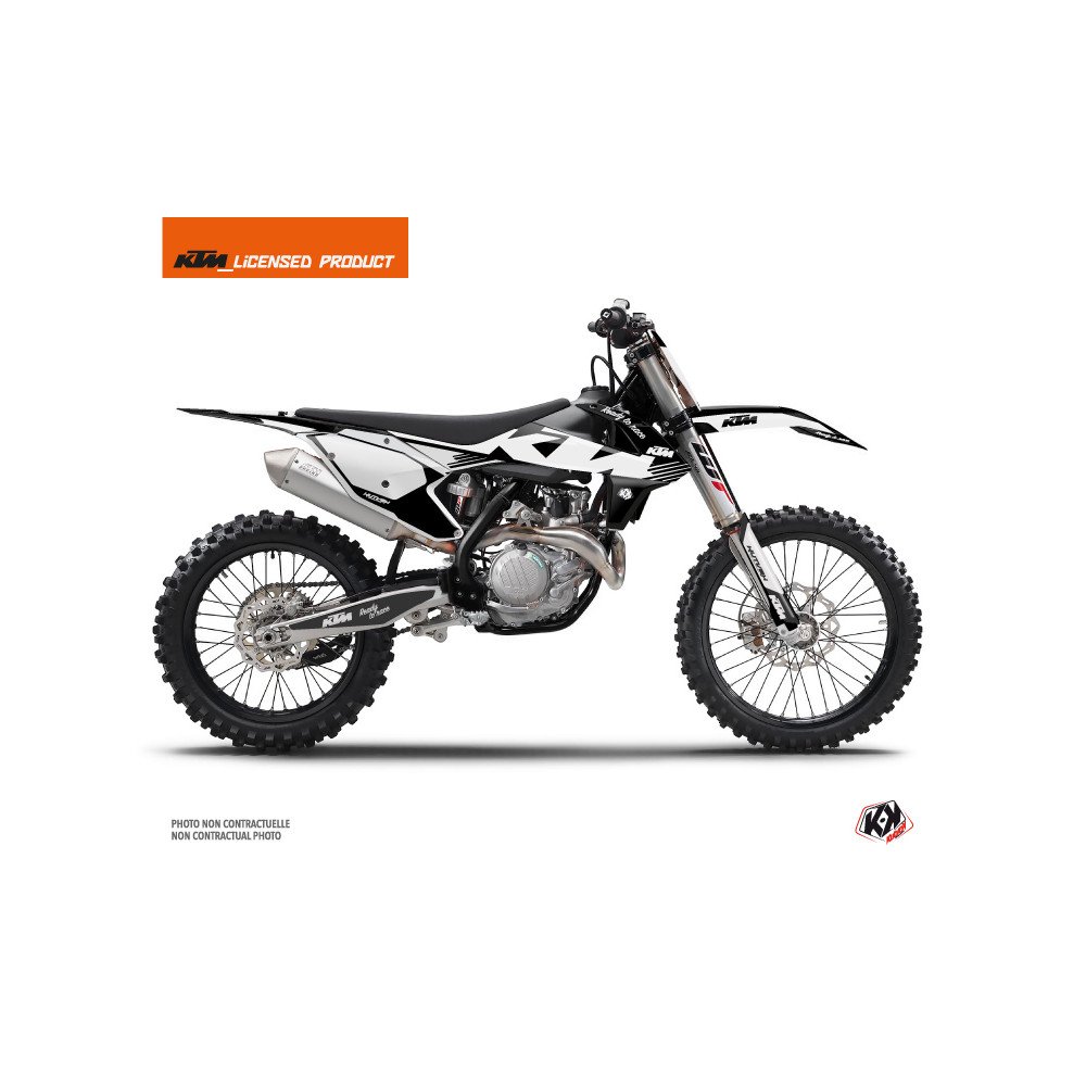 Kit Deco Moto Cross Retro KTM 350 SXF Noir