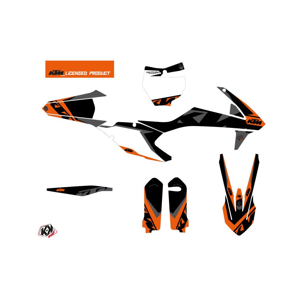 Kit Deco Moto Cross Gravity KTM 350 SXF Orange