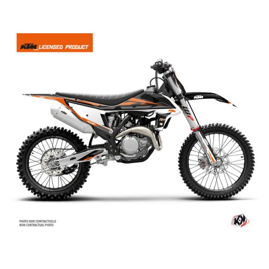 Kit Deco Moto Cross Rift KTM 350 SXF Noir Orange