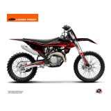 Kit Deco Moto Cross Replica Thomas Corsi 2020 KTM 450 SXF Noir Rouge
