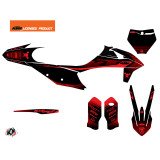 Kit Deco Moto Cross Replica Thomas Corsi 2020 KTM 450 SXF Noir Rouge