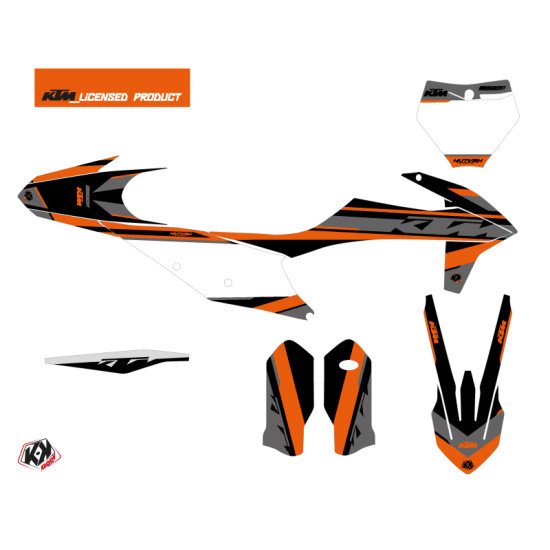 Kit Deco Moto Cross Breakout KTM 450 SXF Noir Orange
