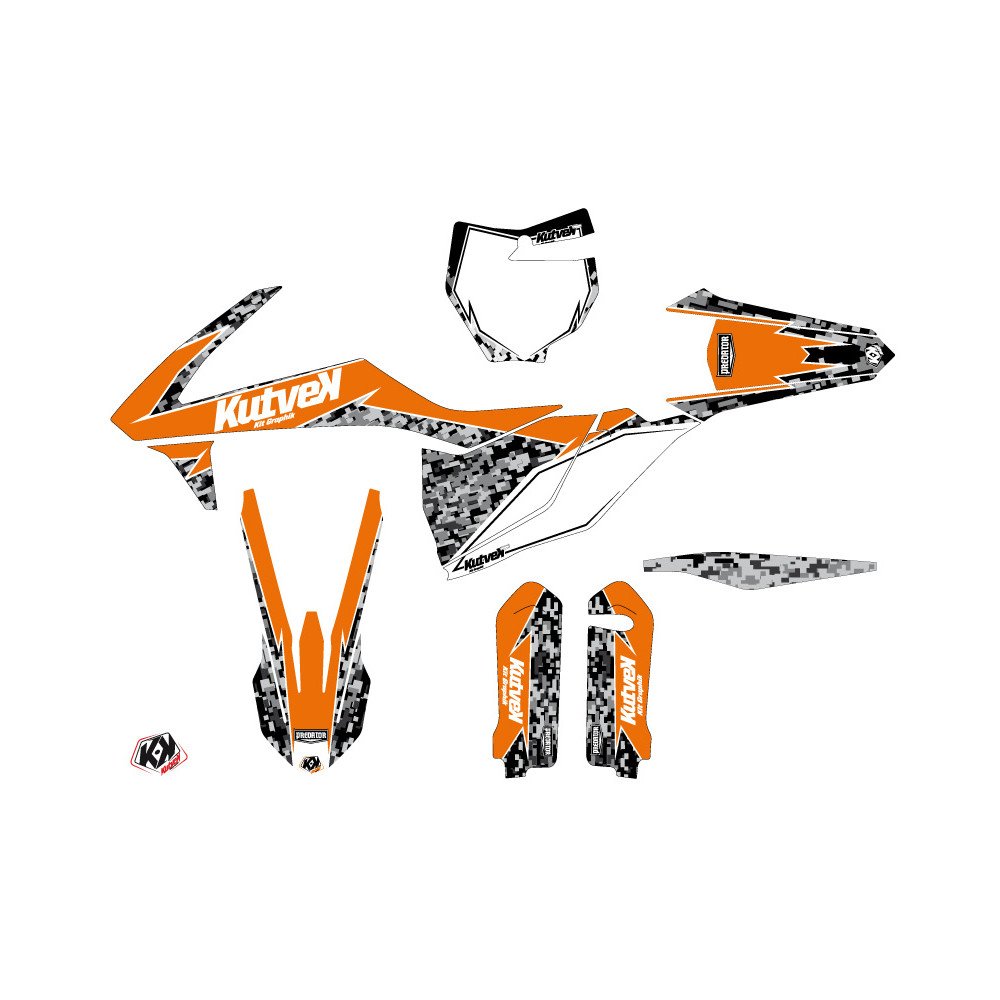 Kit Deco Moto Cross Predator KTM 450 SXF Orange
