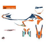 Kit Deco Moto Cross Origin-K22 KTM 450 SXF Bleu