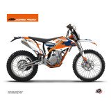 Kit Deco Moto Cross Gravity KTM 350 FREERIDE Bleu