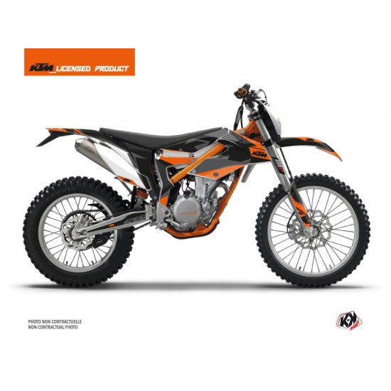 Kit Deco Moto Cross Gravity KTM 350 FREERIDE Orange
