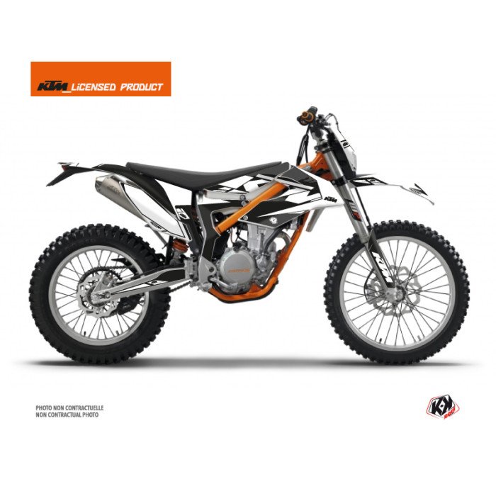 Kit Deco Moto Cross Reflex KTM 350 FREERIDE Blanc