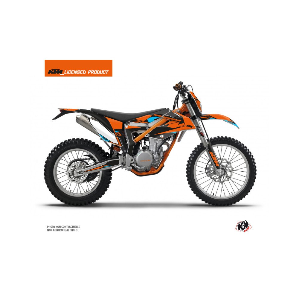 Kit Deco Moto Cross Reflex KTM 350 FREERIDE Orange