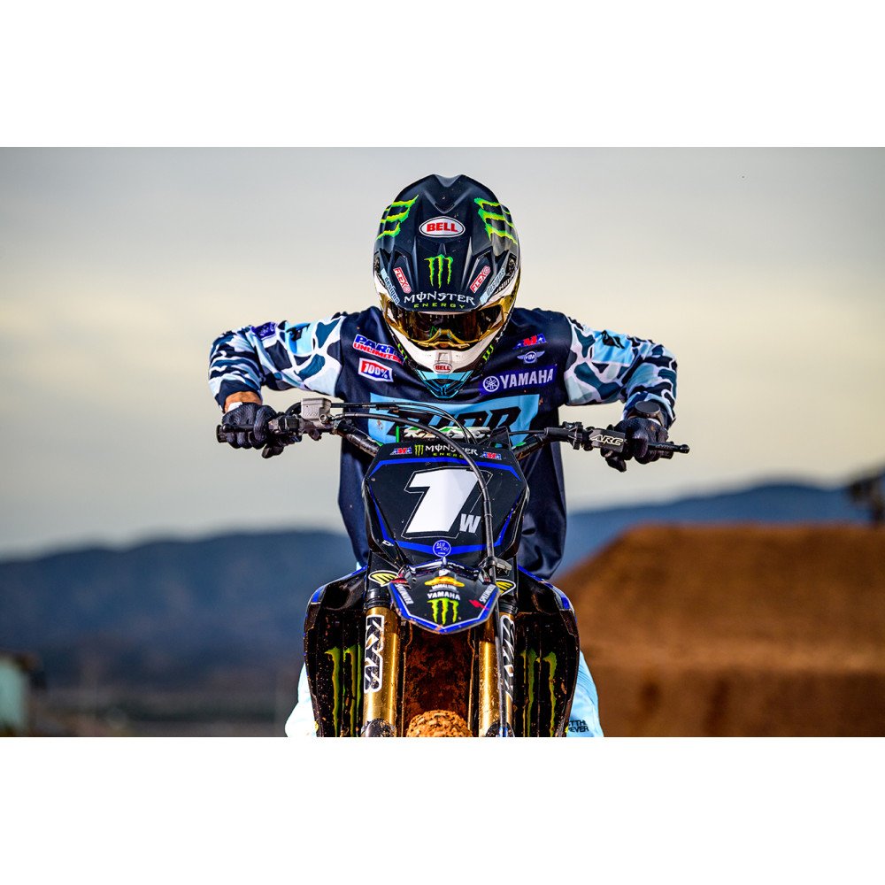 Plaque Numero Frontale STADIUM YAMAHA YZF19 - Bleu
