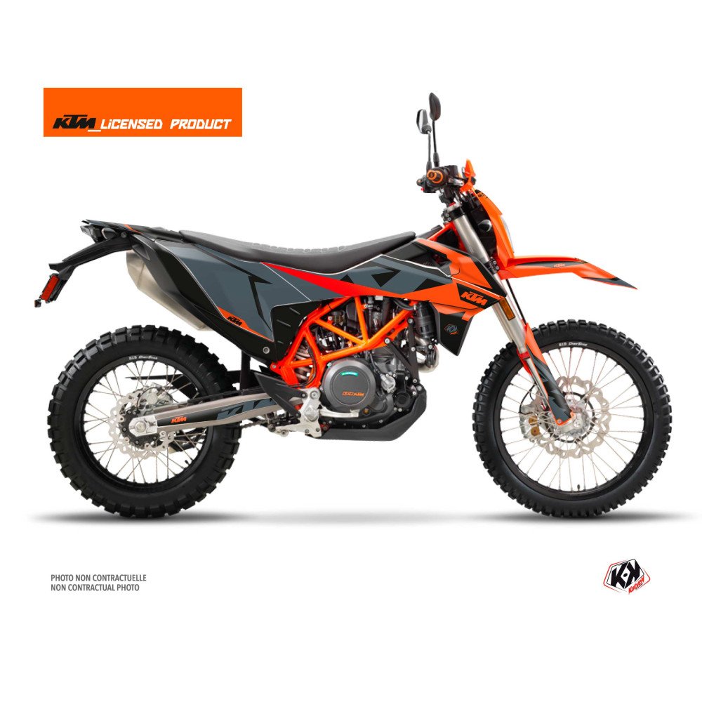 Kit Deco Moto Cross Gravity KTM 690 ENDURO R Gris