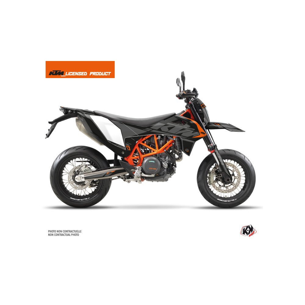 Kit Deco Moto Cross Reflex KTM 690 SMC R Noir
