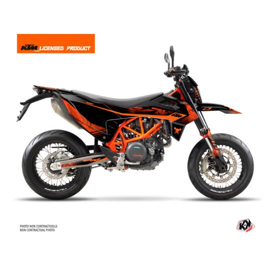 Kit Deco Moto Cross Replica Thomas Corsi 2020 KTM 690 SMC R Noir Orang