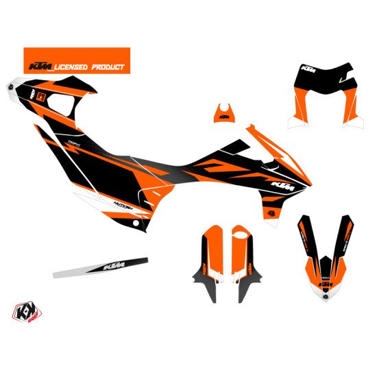 Kit Deco Moto Cross Trophy KTM 690 SMC R Noir Orange