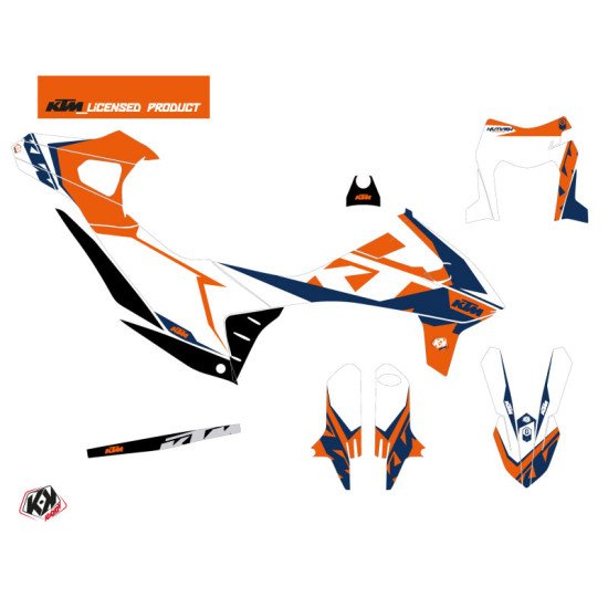 Kit Deco Moto Cross Gravity KTM 690 SMC R Bleu