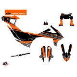 Kit Deco Moto Cross Breakout KTM 690 SMC R Noir Orange
