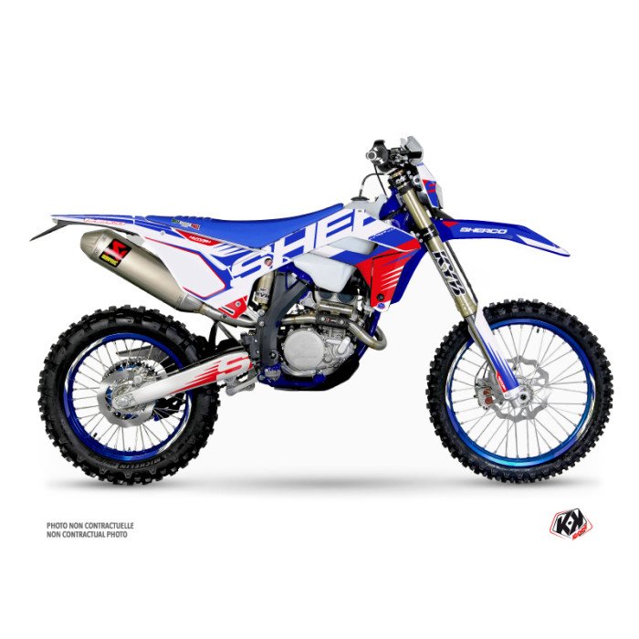 Kit Deco Moto Cross Fast Sherco SE / SEF Rouge