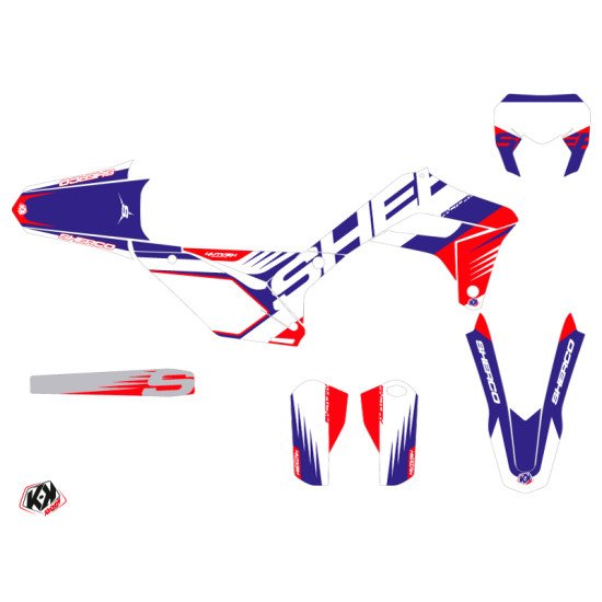 Kit Deco Moto Cross Fast Sherco SE / SEF Rouge