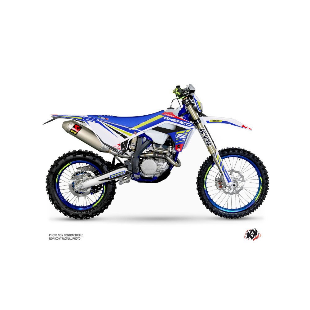 Kit Deco Moto Cross Stam Sherco SE / SEF Blanc