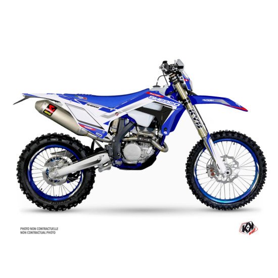 Kit Deco Moto Cross Skratch Sherco SE / SEF Bleu