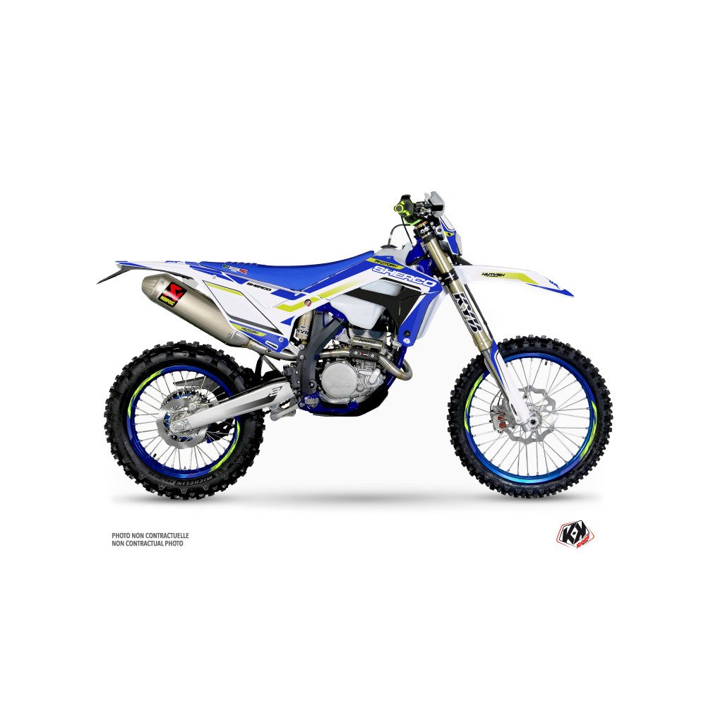 Kit Deco Moto Cross Skratch Sherco SE / SEF Blanc