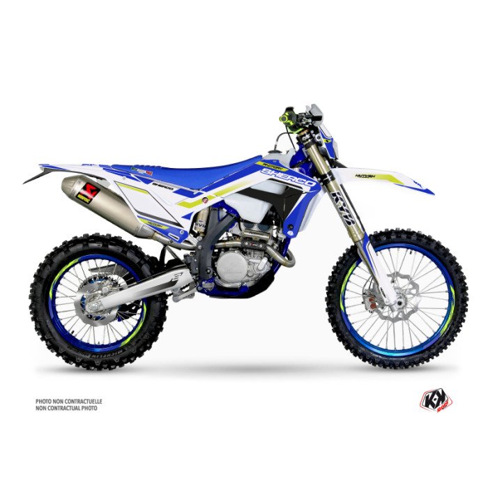 Kit Deco Moto Cross Skratch Sherco SE / SEF Blanc