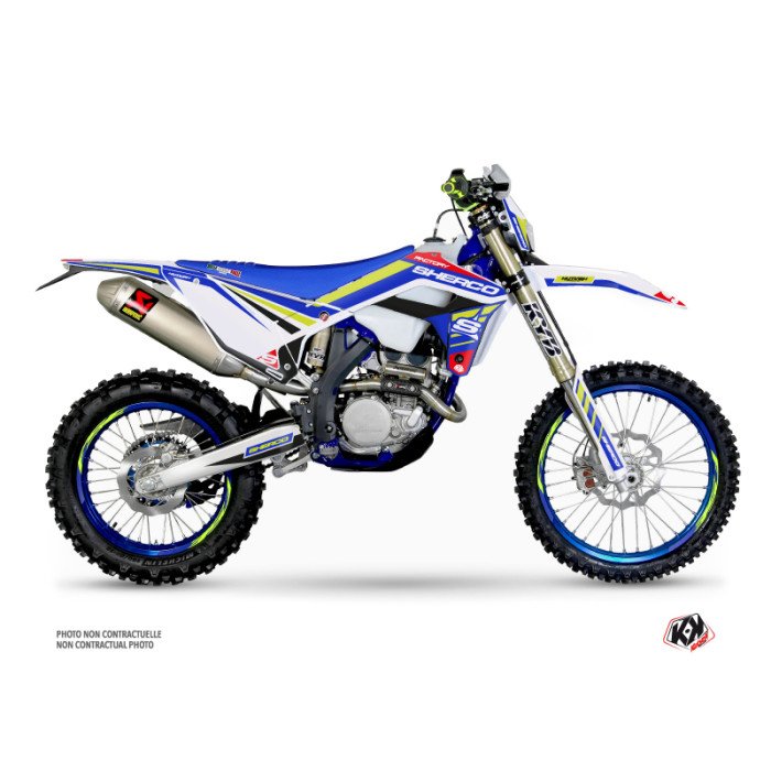 Kit Deco Moto Cross Stam Sherco SE / SEF Blanc