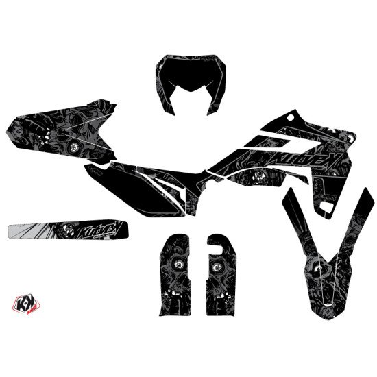 Kit Deco Moto Cross Zombies Dark Sherco 450 SEF R Noir