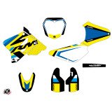 Kit Deco Moto Cross Label Suzuki 85 RM Bleu