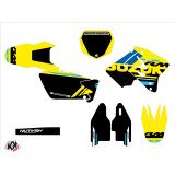 Kit Deco Moto Cross Grade Suzuki 125 RM Bleu