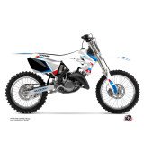 Kit Deco Moto Cross Label Suzuki 125 RM Blanc