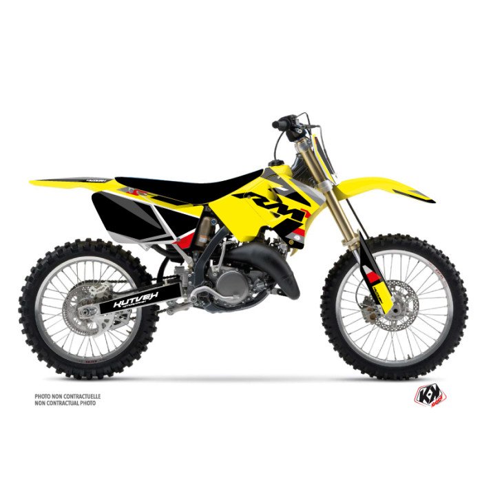 Kit Deco Moto Cross Label Suzuki 125 RM Noir