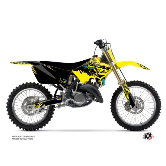 Kit Deco Moto Cross Zero Suzuki 125 RM Jaune